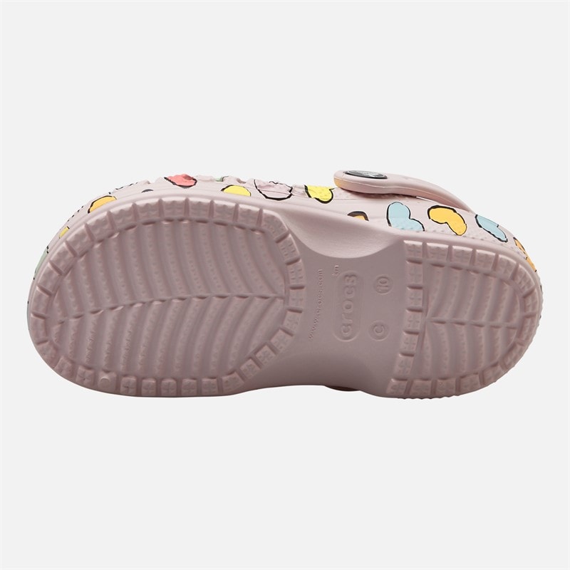 Crocs Girls Baya Seasonal Printed Clogs Barely Pink - Image 3
