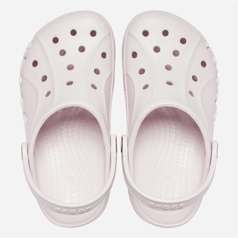 Crocs Kids Baya T Clogs Barely Pink - Image 3