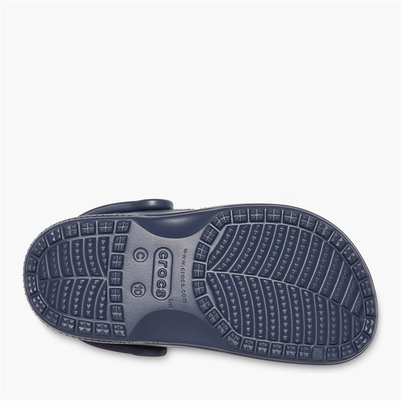 Crocs Kids Baya T Clogs Navy - Image 2