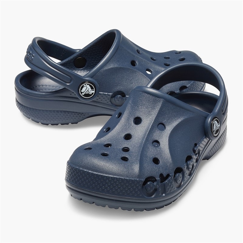 Crocs Kids Baya T Clogs Navy - Image 5