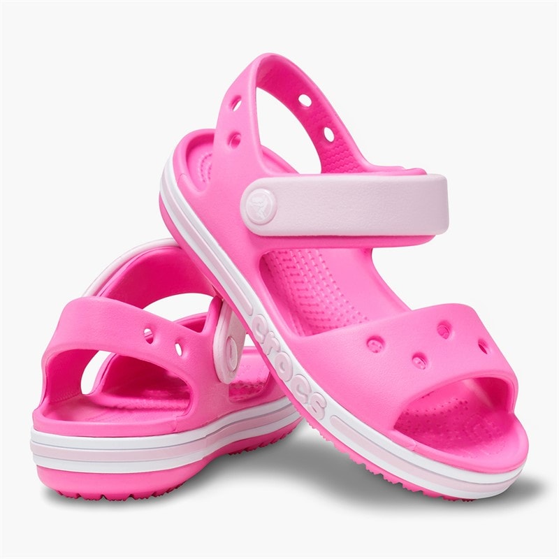 Crocs Girls Bayaband K Sandals Electric Pink - Image 5