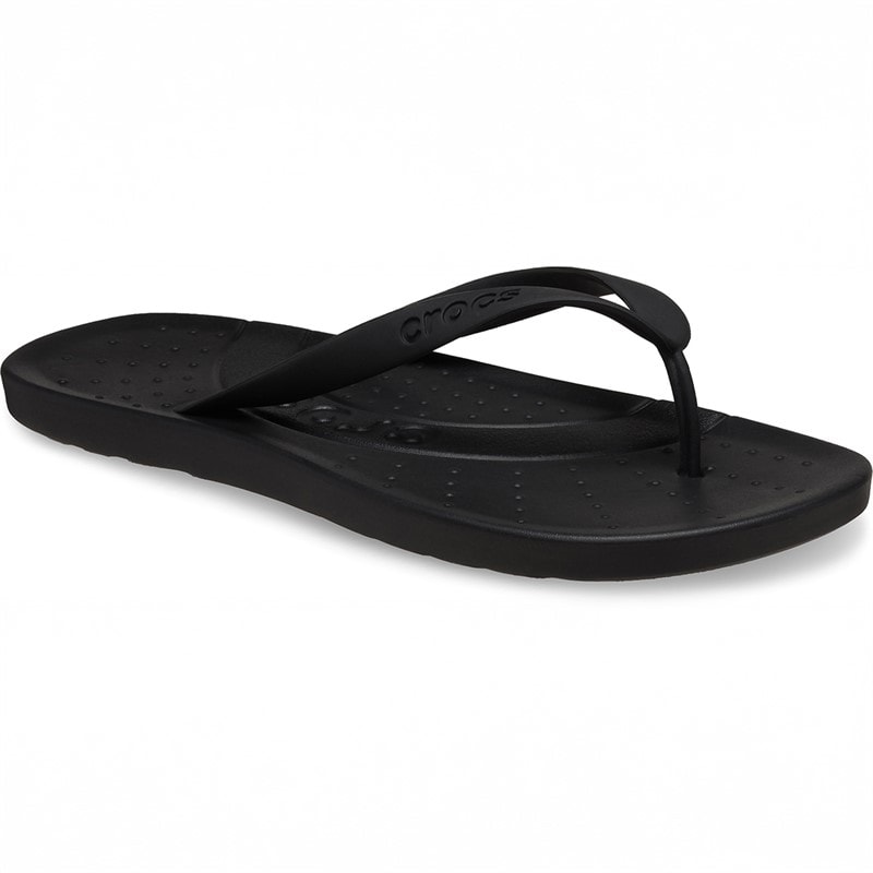 Crocs Womens Flip Flops Black - Image 5