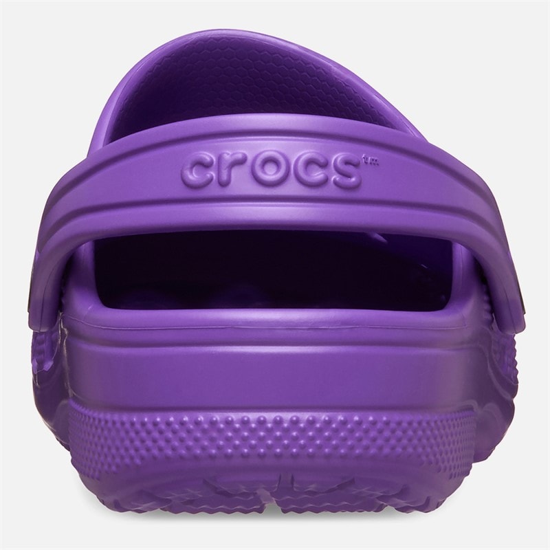 Crocs Kids Baya K Clog Neon Purple - Image 3