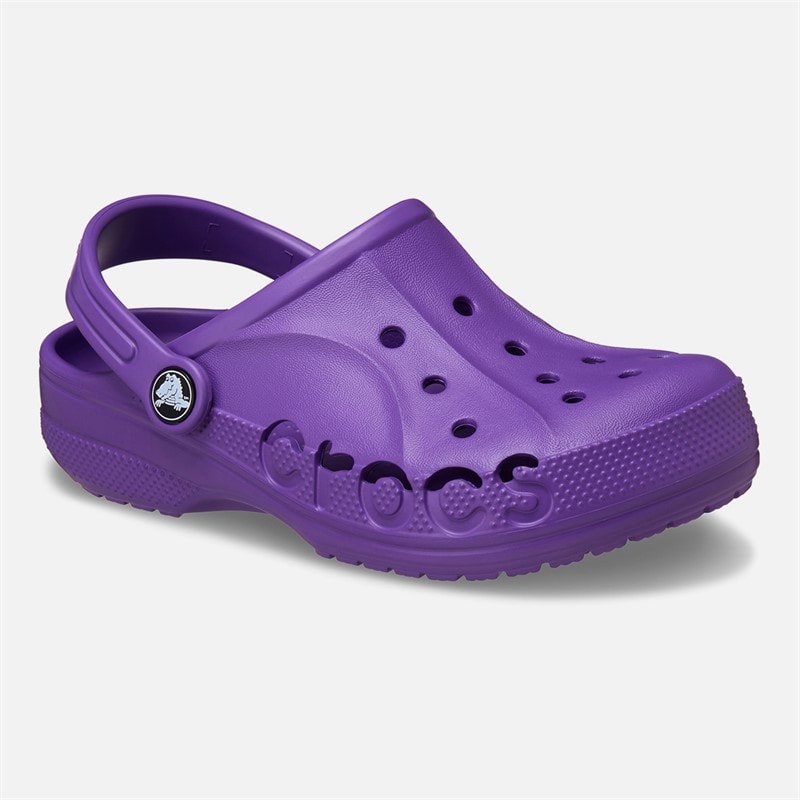 Crocs Kids Baya K Clog Neon Purple - Image 4