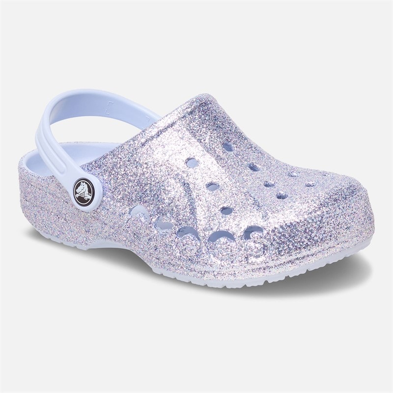 Crocs Girls Baya Glitter K Clogs Dreamscape - Image 2