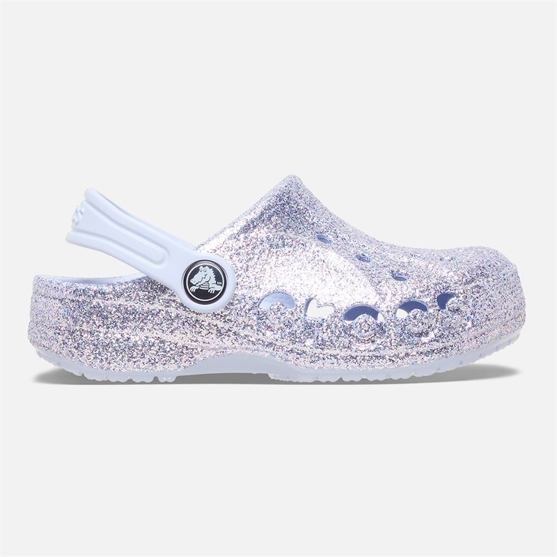 Crocs Girls Baya Glitter K Clogs Dreamscape - Image 4