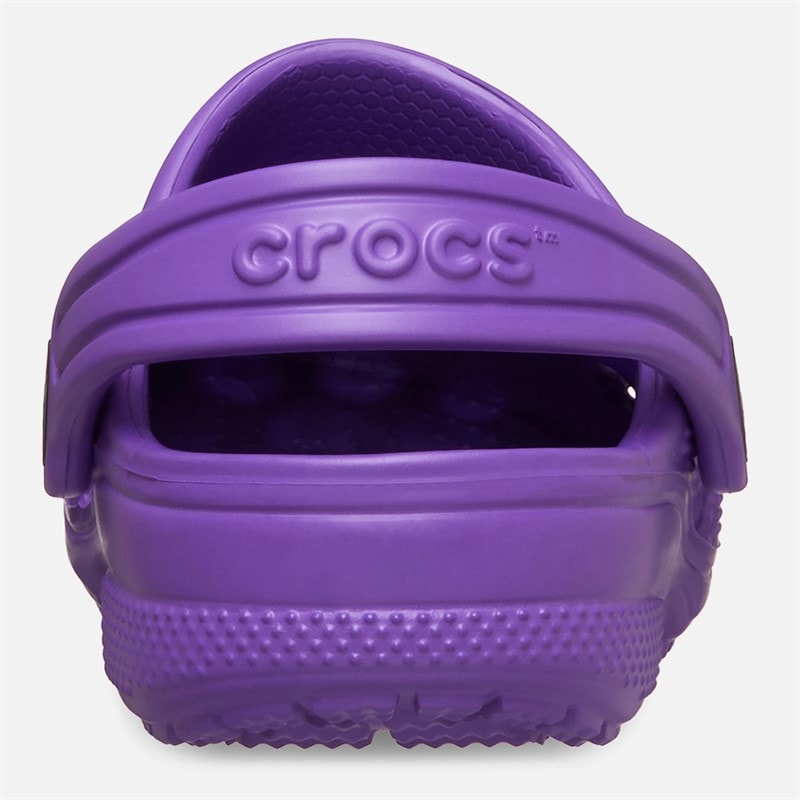 Crocs Kids Baya T Clog Neon Purple - Image 4