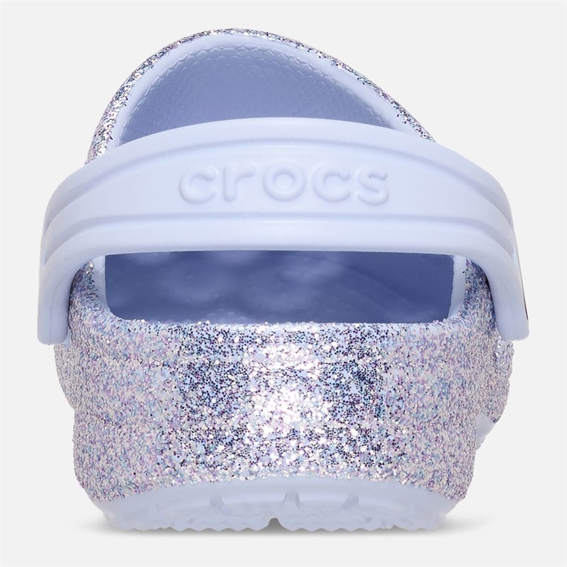 Crocs Girls Baya Glitter T Clogs Dreamscape - Image 3