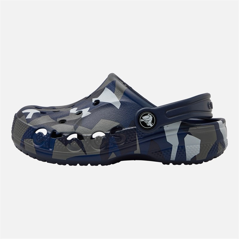 Crocs Boys Baya Seasonal Printed Clogs Navy Multi - Image 2