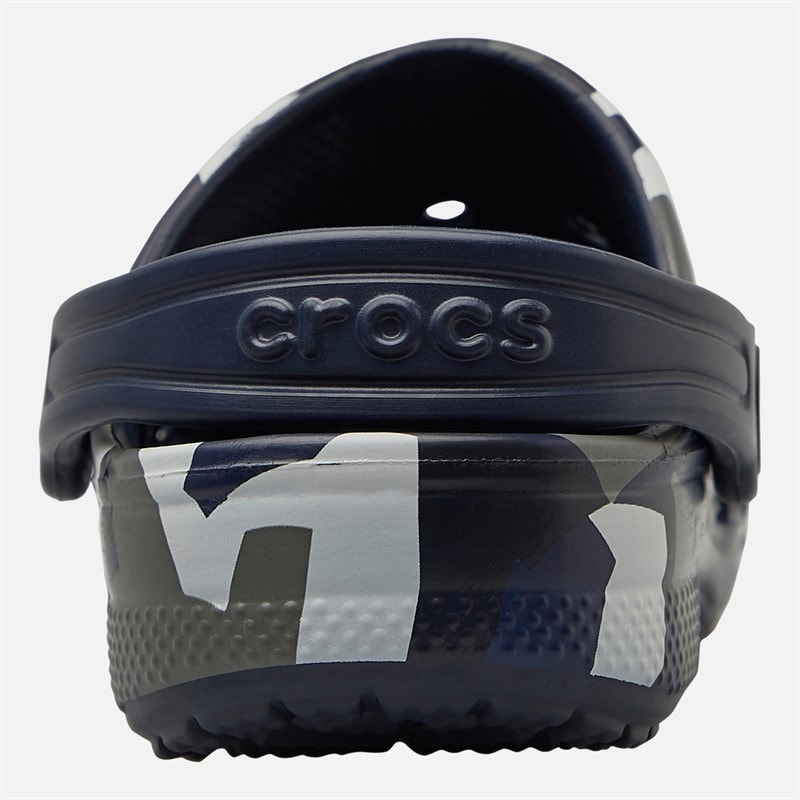 Crocs Boys Baya Seasonal Printed Clogs Navy Multi - Image 4