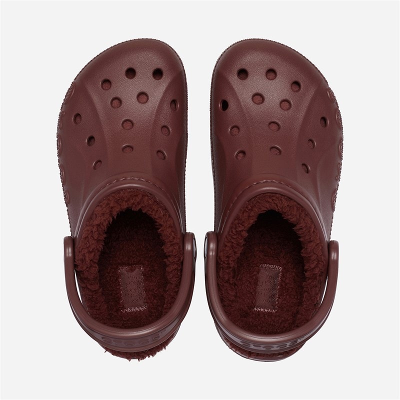 Crocs Baya Lined Clogs Dark Clay - Image 4