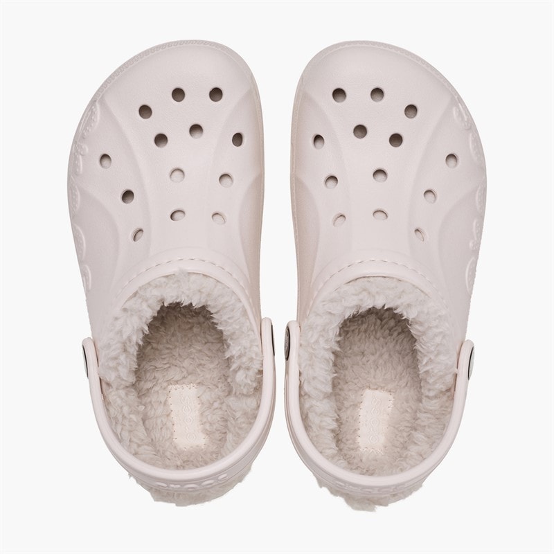 Crocs Girls Baya Lined K Clogs Barely Pink - Image 4