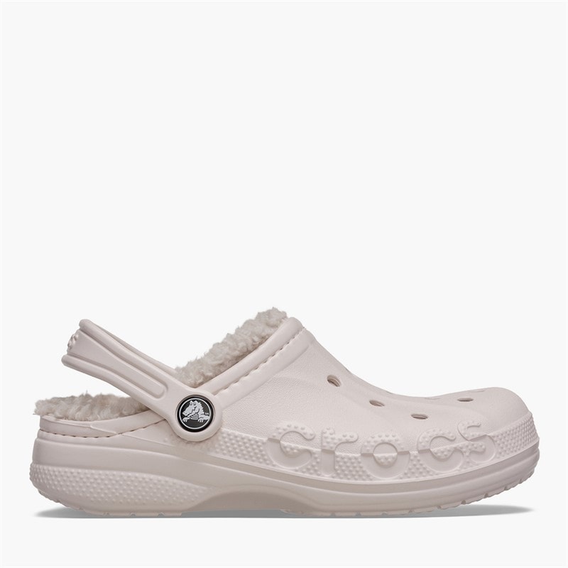 Crocs Girls Baya Lined K Clogs Barely Pink - Image 5