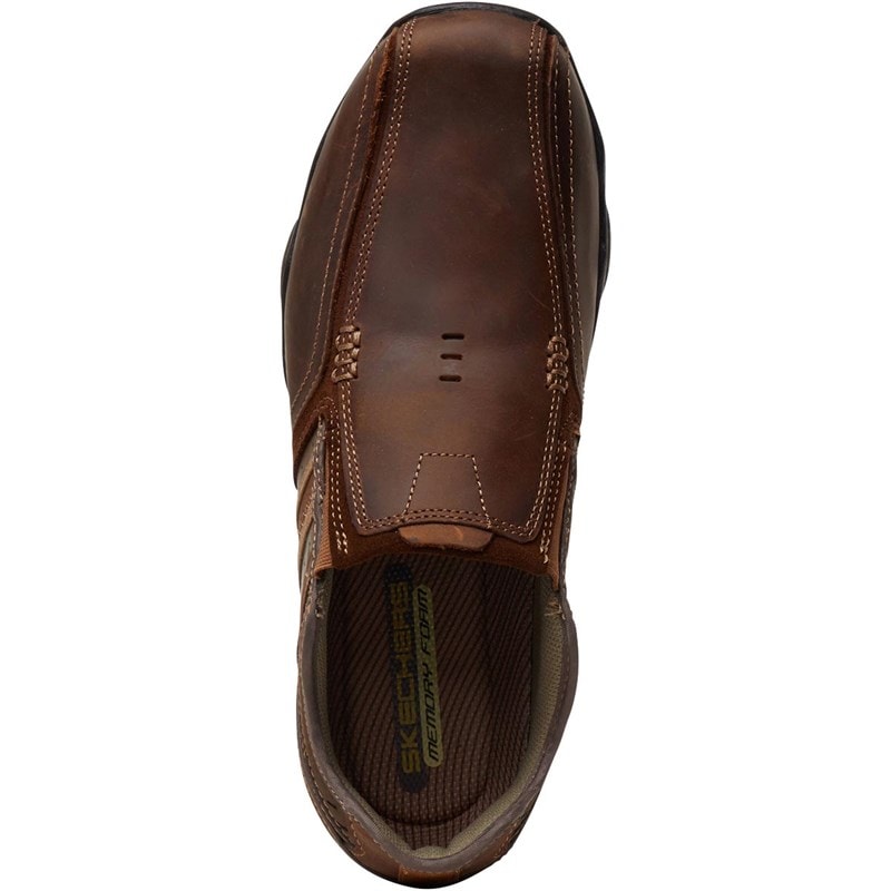 SKECHERS Mens Diameter Zinro Shoes Dark Brown - Image 4