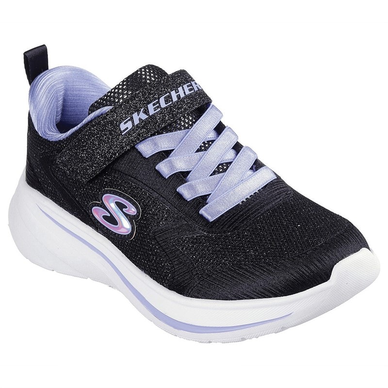 SKECHERS Girls Wave 92 Sneakers Black - Image 3