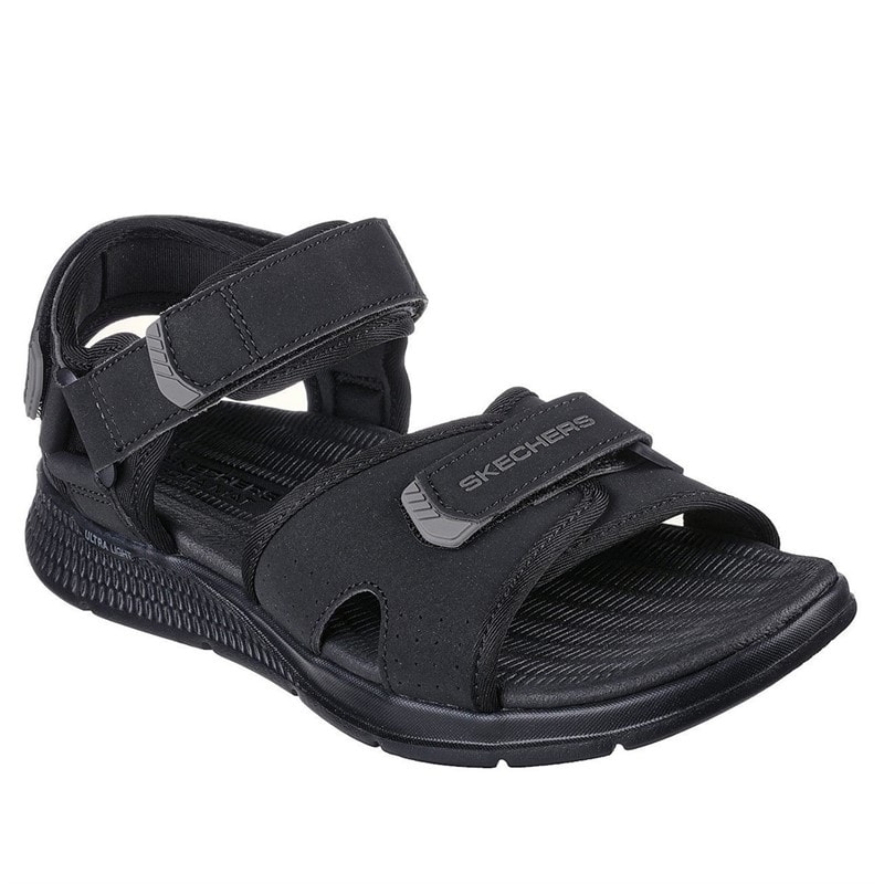 SKECHERS Mens Go Consistent Tributary Sandals Black - Image 3