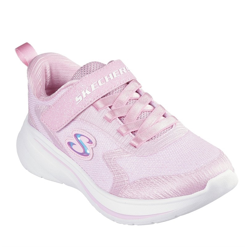 SKECHERS Girls Wave 92 Sneakers Pink - Image 3