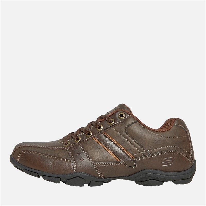 SKECHERS Mens Marter Life Changer Shoes Brown - Image 1