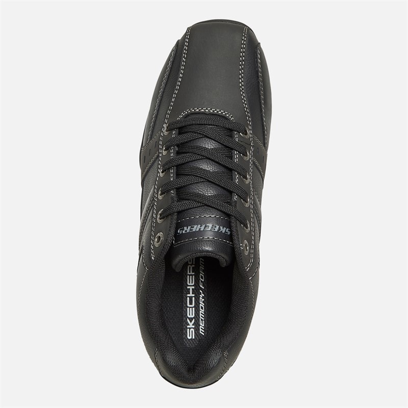 SKECHERS Mens Marter Life Changer Shoes Black - Image 4