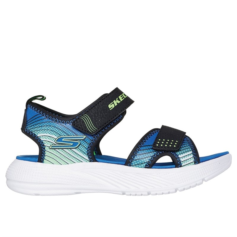 SKECHERS Boys Microspec-Splash Sandals Black - Image 1