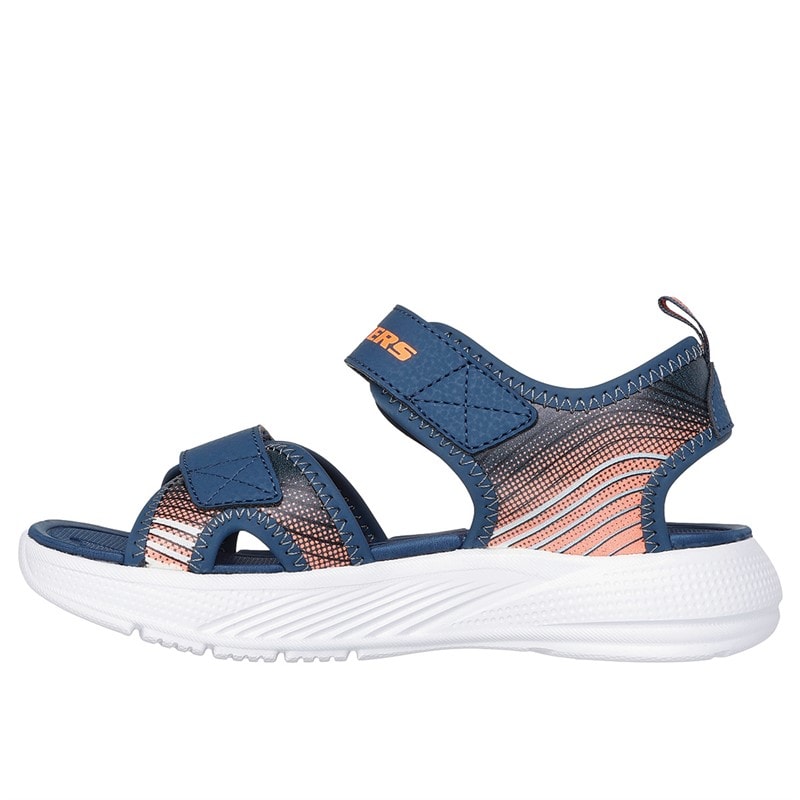 SKECHERS Boys Microspec-Splash Sandals Navy - Image 5