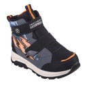 SKECHERS Boys Storm Blazer Waterproof Double Strap Lighted Sneakers Charcoal Black