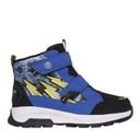 SKECHERS Junior Boys Storm Blazer Waterproof Double Strap Lighted Sneakers Blue Black