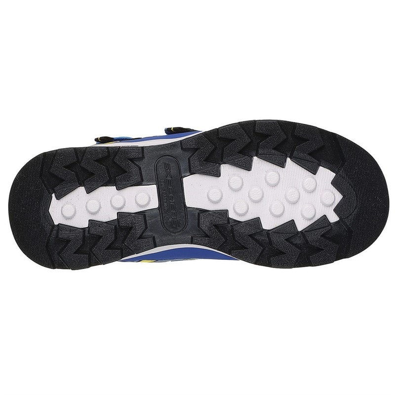 SKECHERS Junior Boys Storm Blazer Waterproof Double Strap Lighted Sneakers Blue Black - Image 2