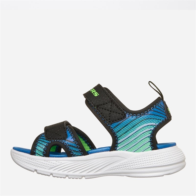 SKECHERS Boys Microspec-Splash Sandals Black