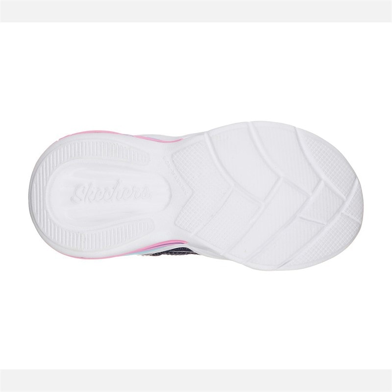 SKECHERS Girls Love To Shine Sweetheart Light Boots Navy Lavender - Image 2