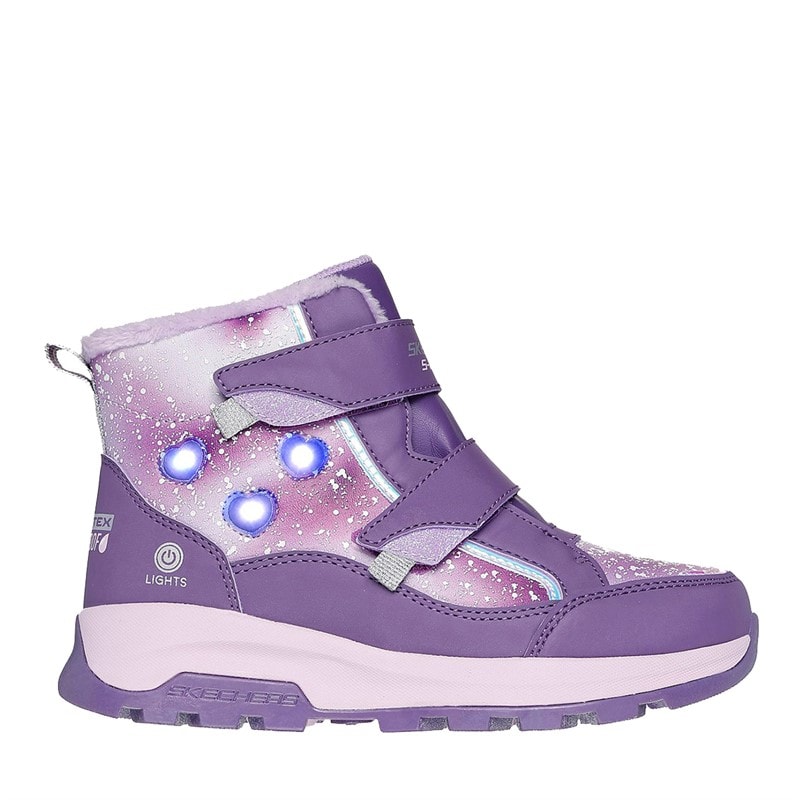 SKECHERS Girls Storm Blazer Waterproof Shoes Purple - Image 1