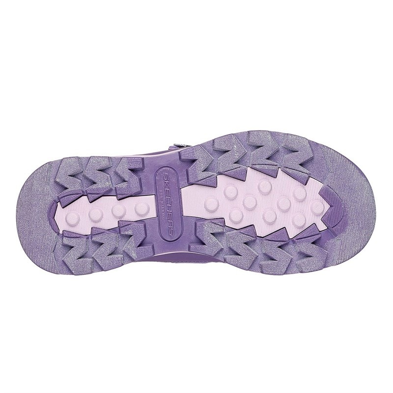SKECHERS Girls Storm Blazer Waterproof Shoes Purple - Image 2