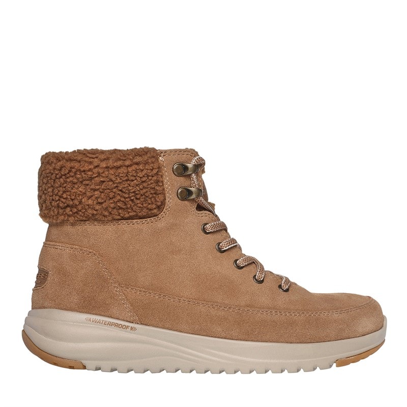 SKECHERS Womens On The Go Stellar Waterproof Boots Brown