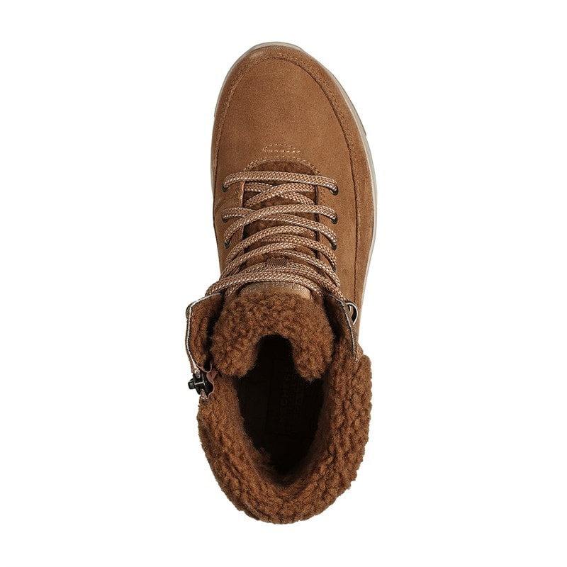 SKECHERS Womens On The Go Stellar Waterproof Boots Brown - Image 4