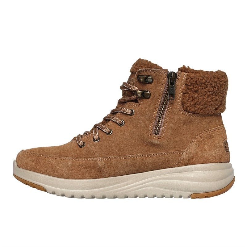 SKECHERS Womens On The Go Stellar Waterproof Boots Brown - Image 5