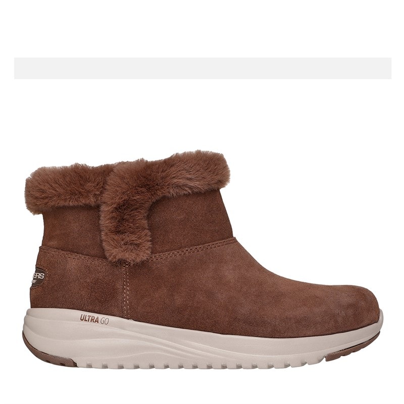 SKECHERS Womens On The Go Stellar Waterproof Boots Brown