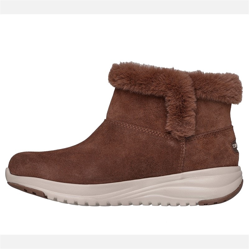 SKECHERS Womens On The Go Stellar Waterproof Boots Brown - Image 5