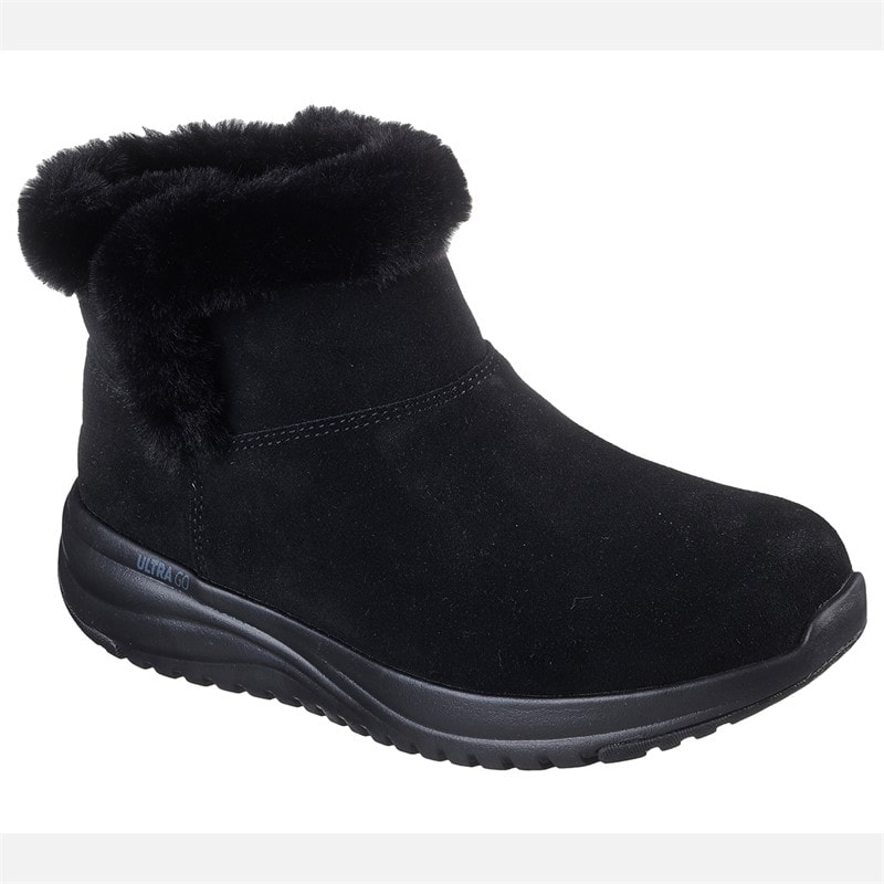 SKECHERS Womens On The Go Stellar Waterproof Boots Black - Image 3