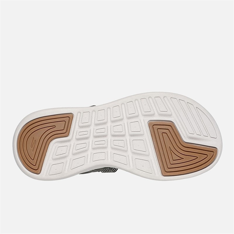 SKECHERS Womens Max Cushioning Essential Sandals Olive - Image 2