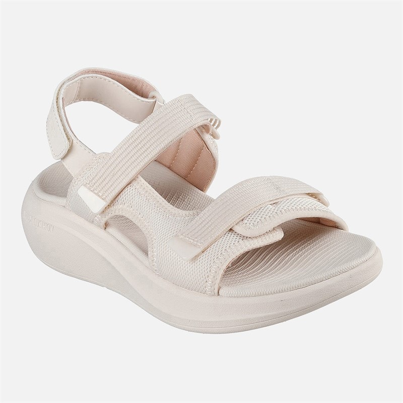 SKECHERS Womens Max Cushioning Essential Sandals Natur - Image 2