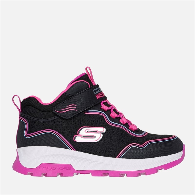SKECHERS Girls Storm Blazer Streamline Waterproof Sneakers Black