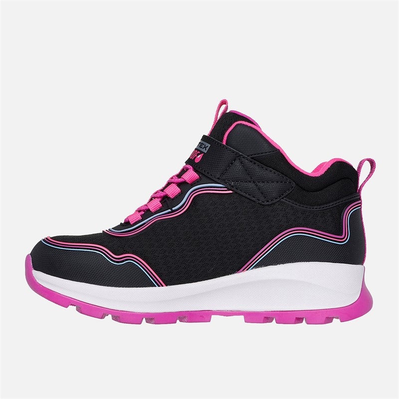 SKECHERS Girls Storm Blazer Streamline Waterproof Sneakers Black - Image 5