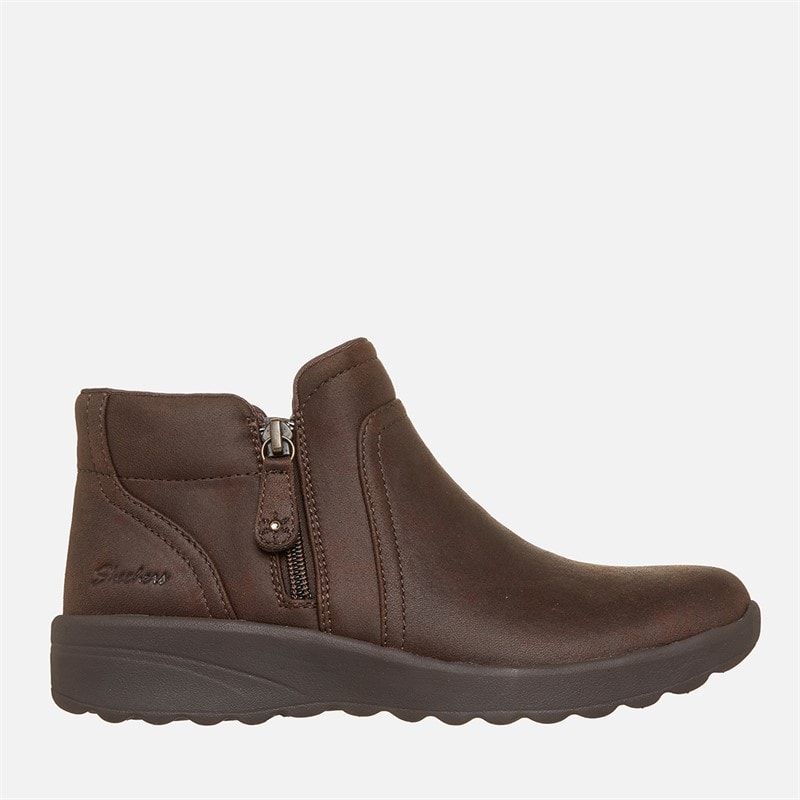 SKECHERS Womens Lovely Vibe Boots Brown