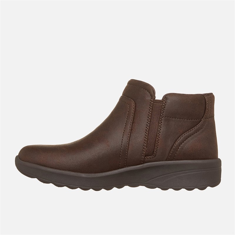 SKECHERS Womens Lovely Vibe Boots Brown - Image 5