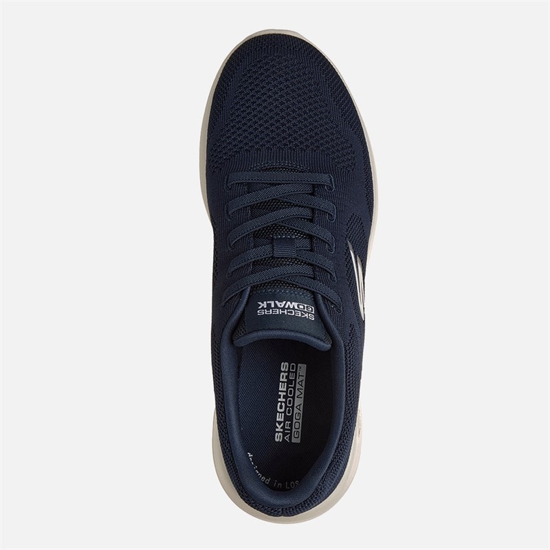 SKECHERS Mens Go Walk Max Maddoxx Sneakers Navy - Image 4