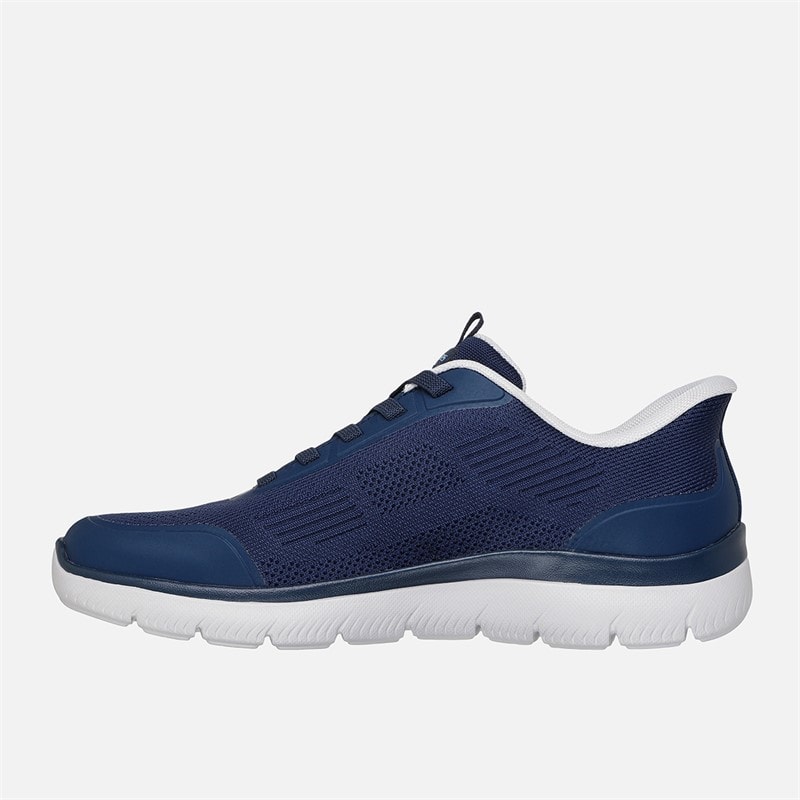 SKECHERS Mens Summits Leyter Slip Ins Sneakers Navy - Image 5