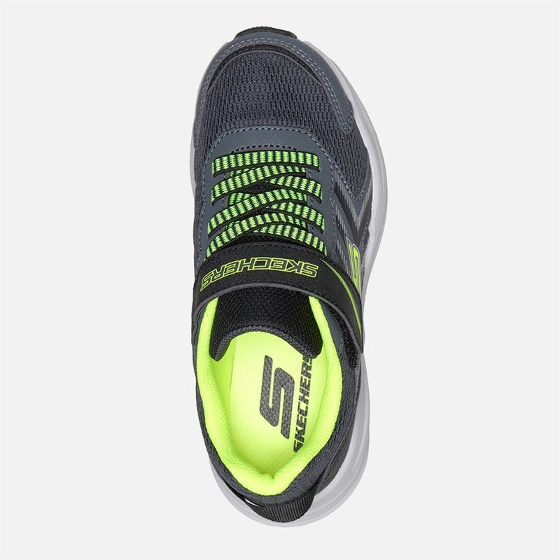 SKECHERS Boys Microspec Tread Sneakers Gray - Image 4