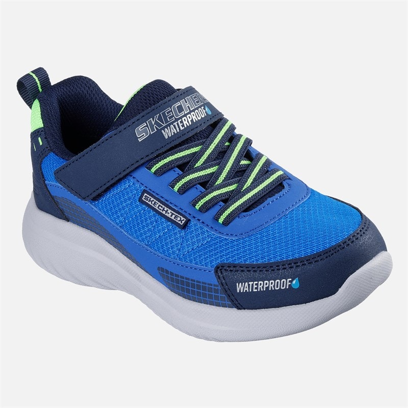 SKECHERS Boys Bounder 2.0 Aqua Pace Waterproof Sneakers Navy - Image 3