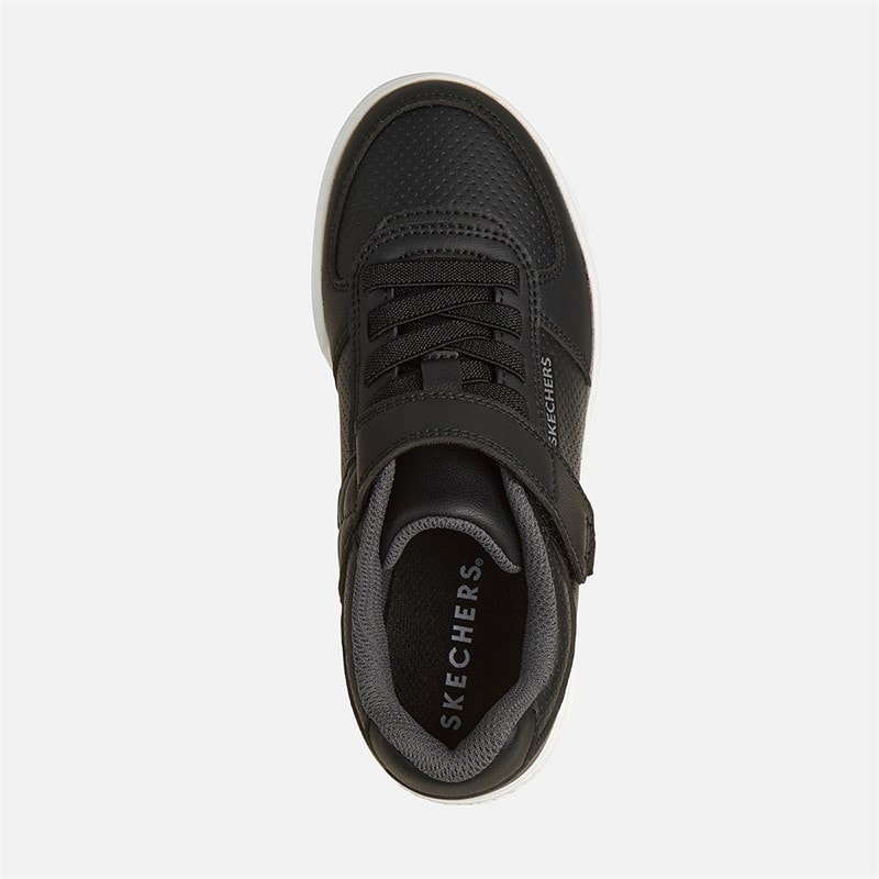 SKECHERS Boys Quick Street Lite Sneakers Black - Image 4