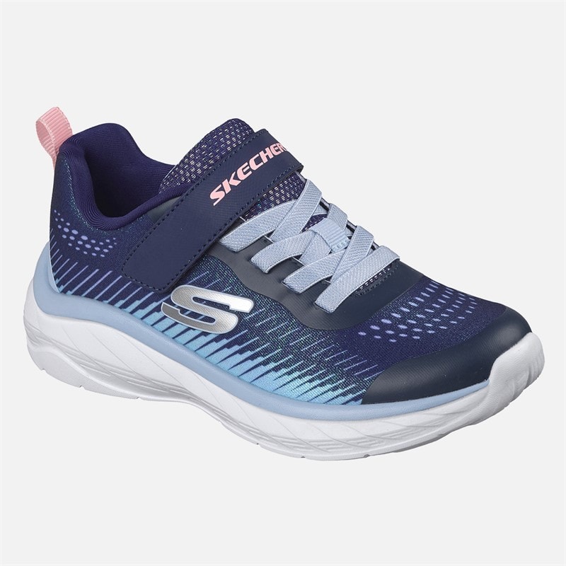 SKECHERS Girls Boundless Colour Blitz Sneakers Navy - Image 3